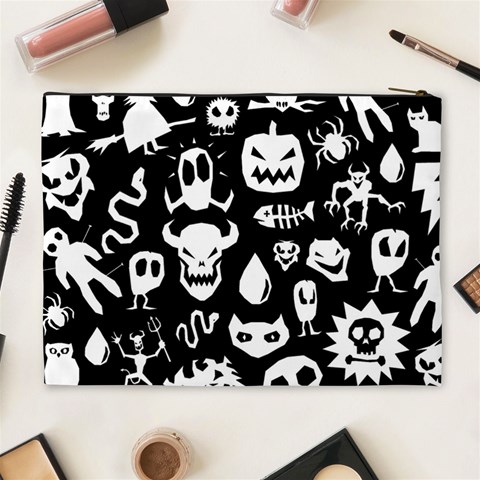 Monsters Cosmetic Bag (XL) from ArtsNow.com Back