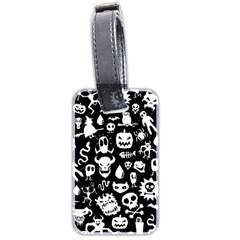 Monsters Luggage Tag (two sides) from ArtsNow.com Back
