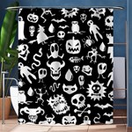 Monsters Shower Curtain 60  x 72  (Medium) 