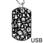 Monsters Dog Tag USB Flash (One Side)