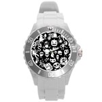 Monsters Round Plastic Sport Watch (L)