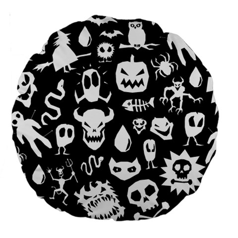Monsters Large 18  Premium Round Cushions from ArtsNow.com Front