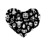 Monsters Standard 16  Premium Heart Shape Cushions