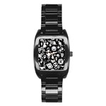 Monsters Stainless Steel Barrel Watch