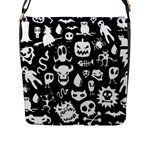Monsters Flap Closure Messenger Bag (L)