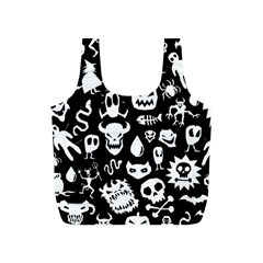 Monsters Full Print Recycle Bag (S) from ArtsNow.com Back