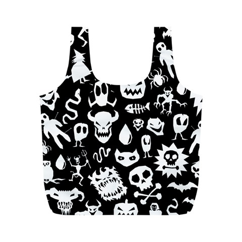 Monsters Full Print Recycle Bag (M) from ArtsNow.com Front