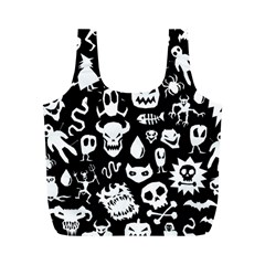 Monsters Full Print Recycle Bag (M) from ArtsNow.com Back