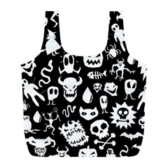 Monsters Full Print Recycle Bag (L) from ArtsNow.com Back