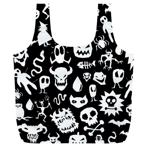 Monsters Full Print Recycle Bag (XL) from ArtsNow.com Front