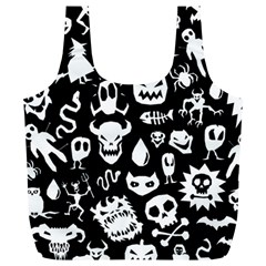 Monsters Full Print Recycle Bag (XL) from ArtsNow.com Back