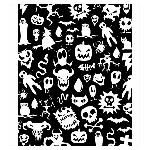 Monsters Drawstring Pouch (Large) from ArtsNow.com Back