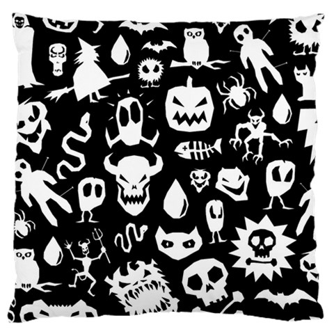Monsters Large Flano Cushion Case (One Side) from ArtsNow.com Front