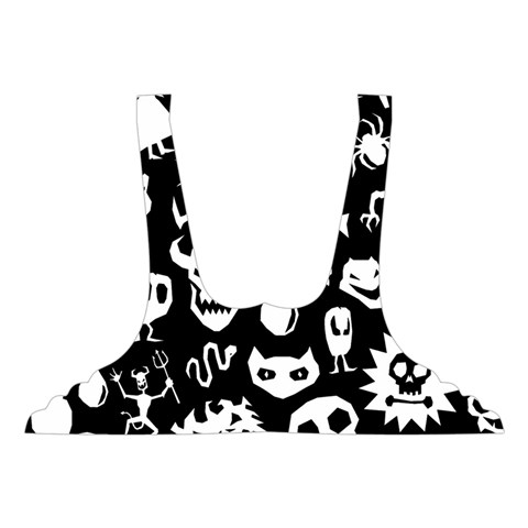 Monsters Got No Strings Sports Bra from ArtsNow.com Front
