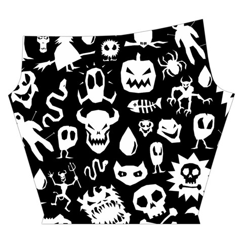 Monsters Yoga Cropped Leggings from ArtsNow.com Left