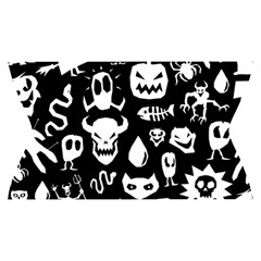 Monsters Yoga Cropped Leggings from ArtsNow.com Waistband Front