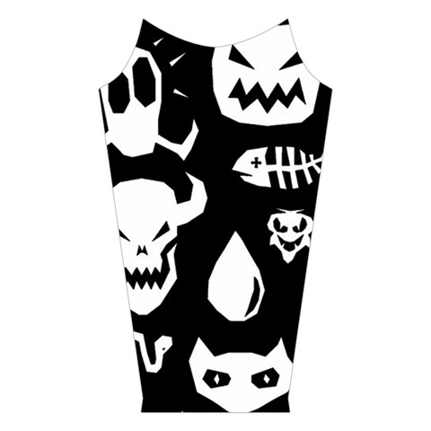 Monsters Velvet Long Sleeve Shoulder Cutout Dress from ArtsNow.com Left Sleeve