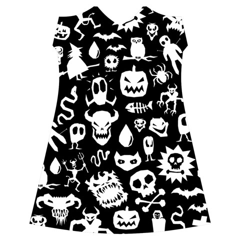 Monsters Ruffle Detail Chiffon Dress from ArtsNow.com Front