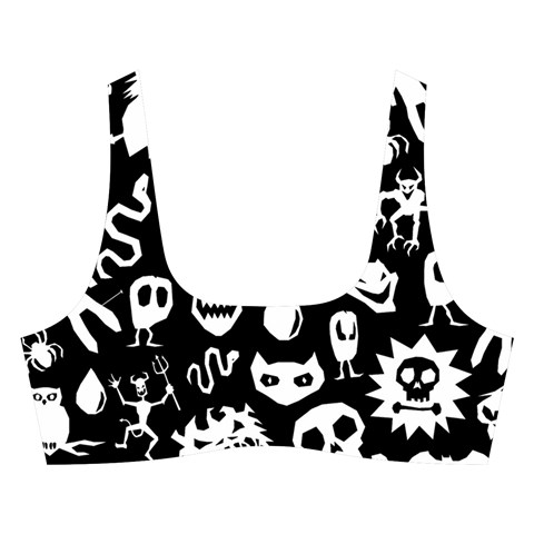 Monsters Cross Back Hipster Bikini Set from ArtsNow.com Front