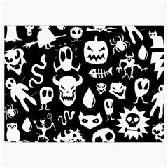 Monsters Roll Up Canvas Pencil Holder (M) from ArtsNow.com Front