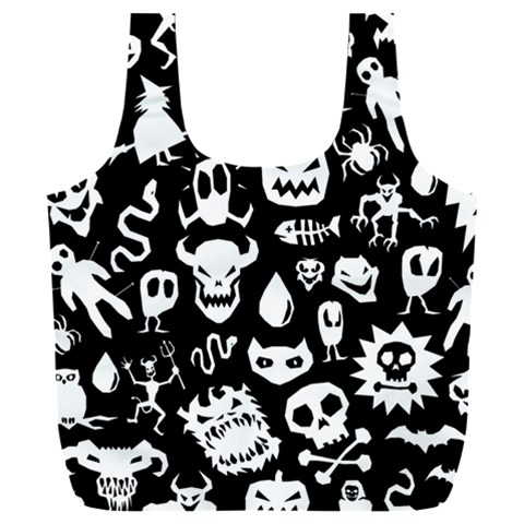 Monsters Full Print Recycle Bag (XXL) from ArtsNow.com Back