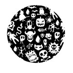 Monsters Mini Round Pill Box (Pack of 5)