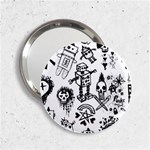 Scene Kid Sketches 2.25  Handbag Mirrors