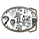 Scene Kid Sketches Belt Buckles