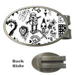 Scene Kid Sketches Money Clips (Oval) 