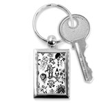 Scene Kid Sketches Key Chain (Rectangle)