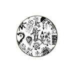 Scene Kid Sketches Hat Clip Ball Marker (10 pack)