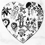 Scene Kid Sketches Jigsaw Puzzle (Heart)