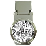 Scene Kid Sketches Money Clip Watches