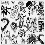 Scene Kid Sketches Canvas 16  x 16 