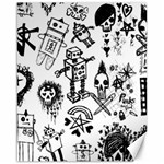 Scene Kid Sketches Canvas 16  x 20 