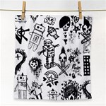 Scene Kid Sketches Face Towel