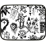 Scene Kid Sketches Double Sided Fleece Blanket (Mini) 