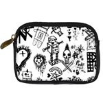 Scene Kid Sketches Digital Camera Leather Case