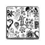 Scene Kid Sketches Memory Card Reader (Square 5 Slot)