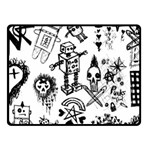 Scene Kid Sketches Fleece Blanket (Small)