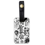 Scene Kid Sketches Luggage Tag (one side)