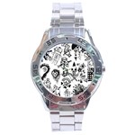 Scene Kid Sketches Stainless Steel Analogue Watch