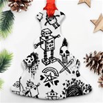 Scene Kid Sketches Christmas Tree Ornament (Two Sides)