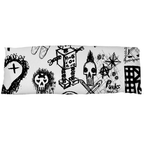 Scene Kid Sketches Body Pillow Case (Dakimakura) from ArtsNow.com Body Pillow Case