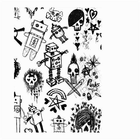 Scene Kid Sketches Large Garden Flag (Two Sides) from ArtsNow.com Front