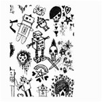 Scene Kid Sketches Large Garden Flag (Two Sides)