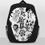 Scene Kid Sketches Backpack Bag