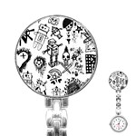 Scene Kid Sketches Stainless Steel Nurses Watch