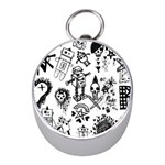Scene Kid Sketches Mini Silver Compasses