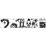 Scene Kid Sketches Small Flano Scarf